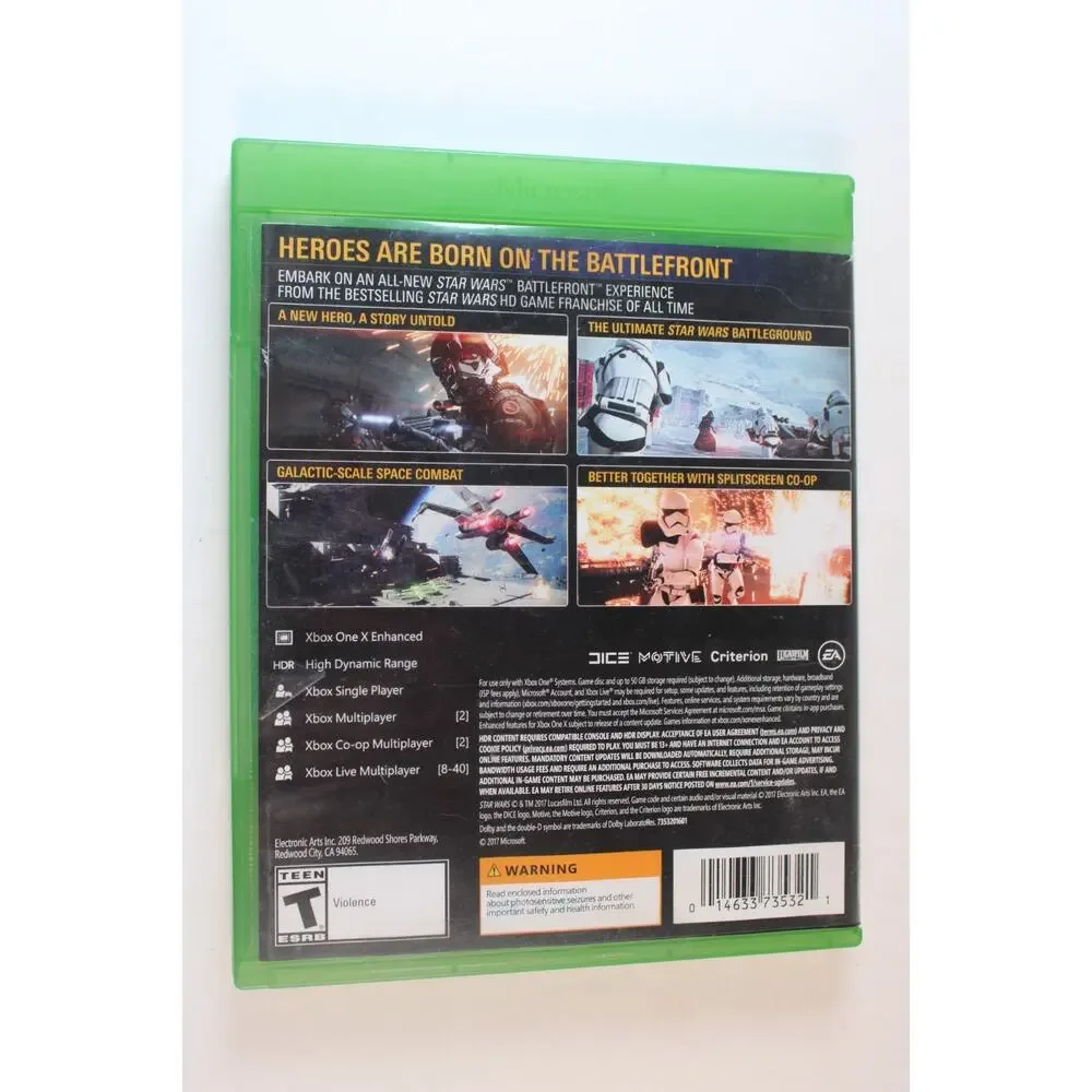 Star Wars Battlefront II (Microsoft Xbox One) Authentic, Tested/Works